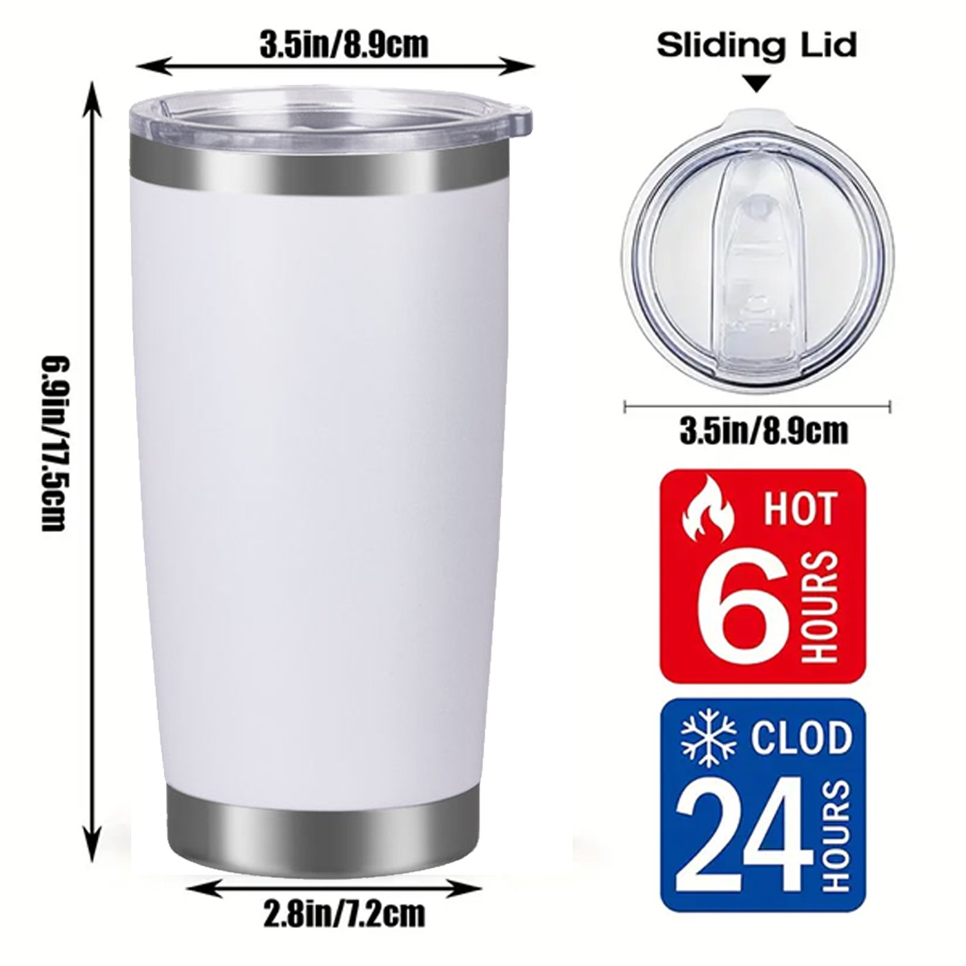 custom logo 20oz 30oz 40oz stainless steel double wall thermal cup travel car coffee mugs in bulk with lids