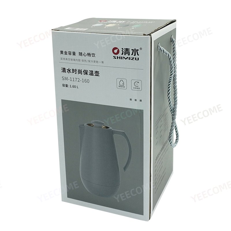 YJM1172-160 Capacity 1.6L SHIMIZU Custom Logo Vacuum Flask &Thermoses Wholesale Vacuum Flask Keep 24 Hours Hot and Cold