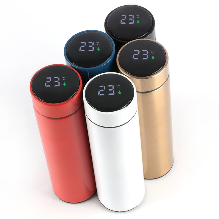 Ailingalaxy smart led thermos water bottle smart water bottle design smart thermos water bottle led digital temperature