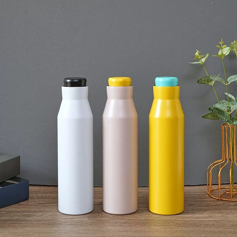 New Water Bottle 2024 Double Wall Vacuum Stainless Steel Sports Gourde Isothermal Flask