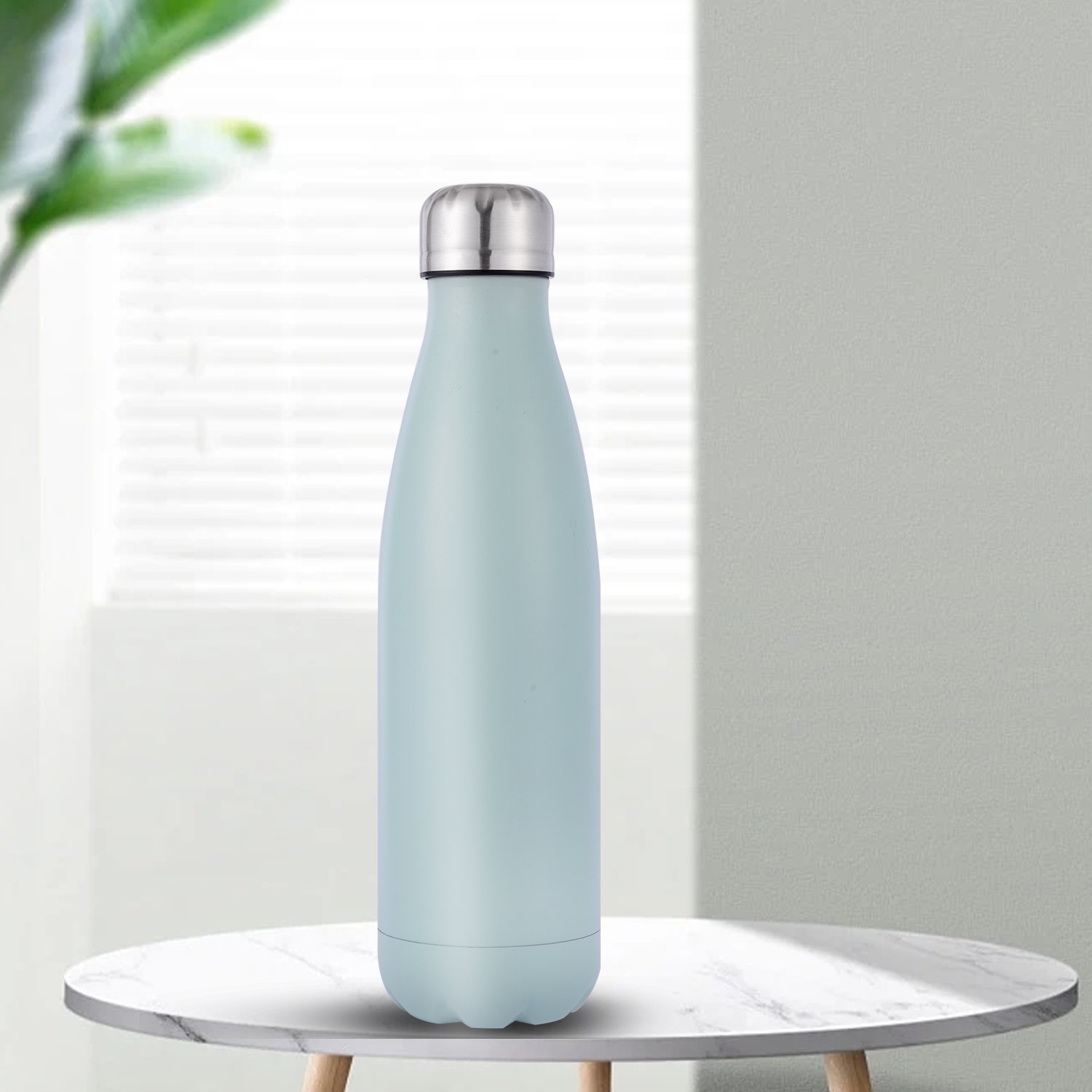 Custom Logo Water Bottle Double Wall 18/8 Stainless Steel Vacuum Insulated Sports Flask