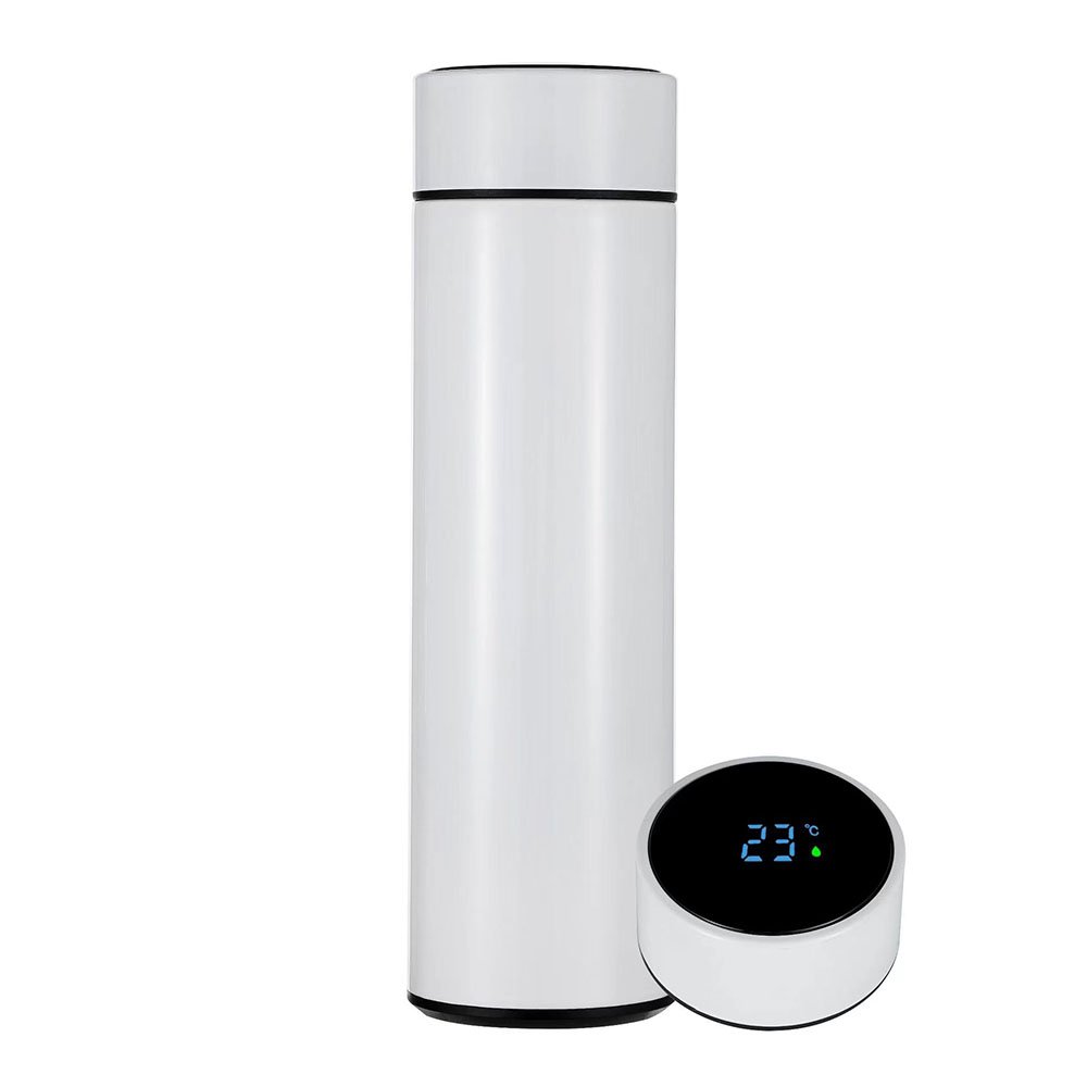 Led Temperature Display Double Walled 304 Stainless Steel Thermo Reminder To Drink Vacuum Flasks Smart Water Bottle