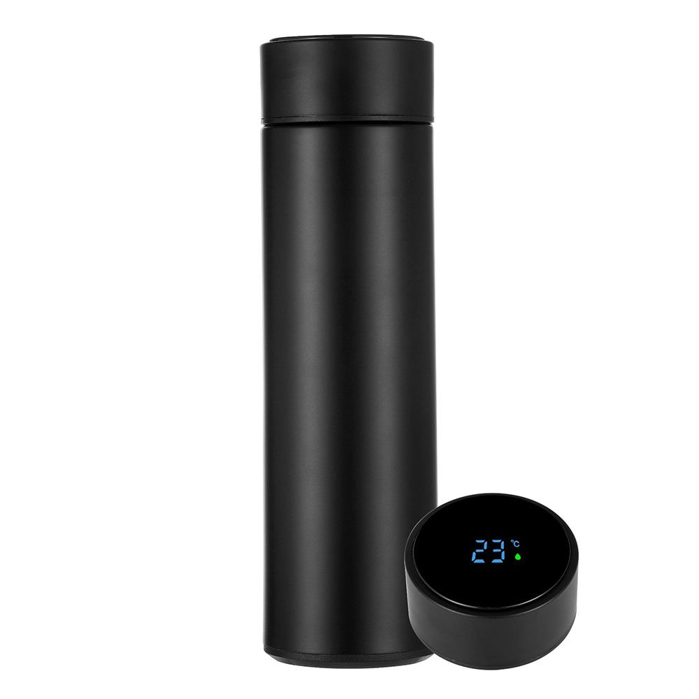 Led Temperature Display Double Walled 304 Stainless Steel Thermo Reminder To Drink Vacuum Flasks Smart Water Bottle