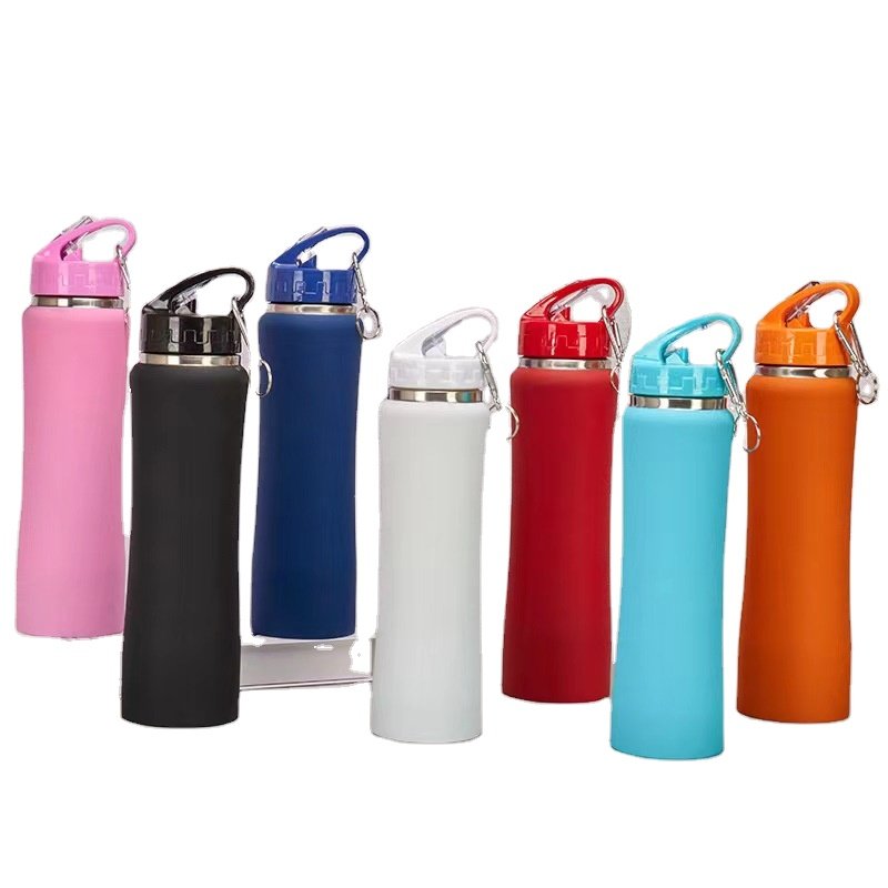 Custom Private Label Stainless Steel water bottle Blank sublimation tumbler Thermos Bottle Vacuum Flask with Straw Lid
