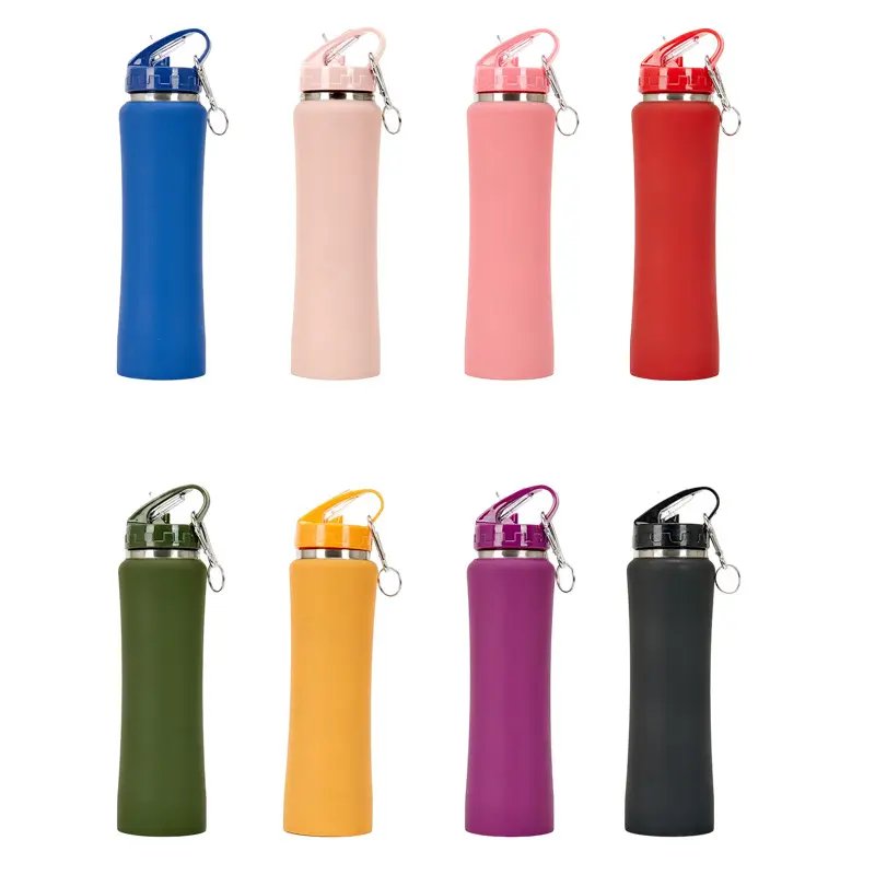 Custom Private Label Stainless Steel water bottle Blank sublimation tumbler Thermos Bottle Vacuum Flask with Straw Lid