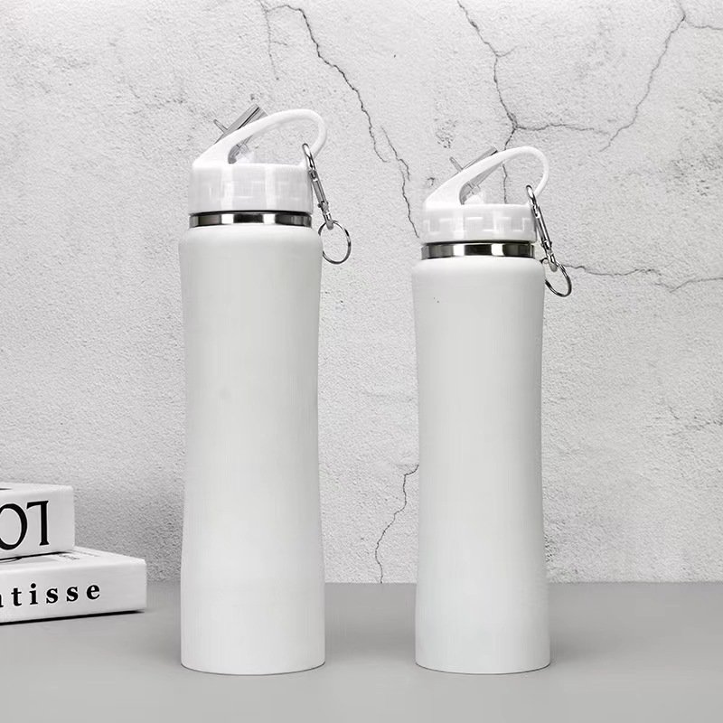 Custom Private Label Stainless Steel water bottle Blank sublimation tumbler Thermos Bottle Vacuum Flask with Straw Lid