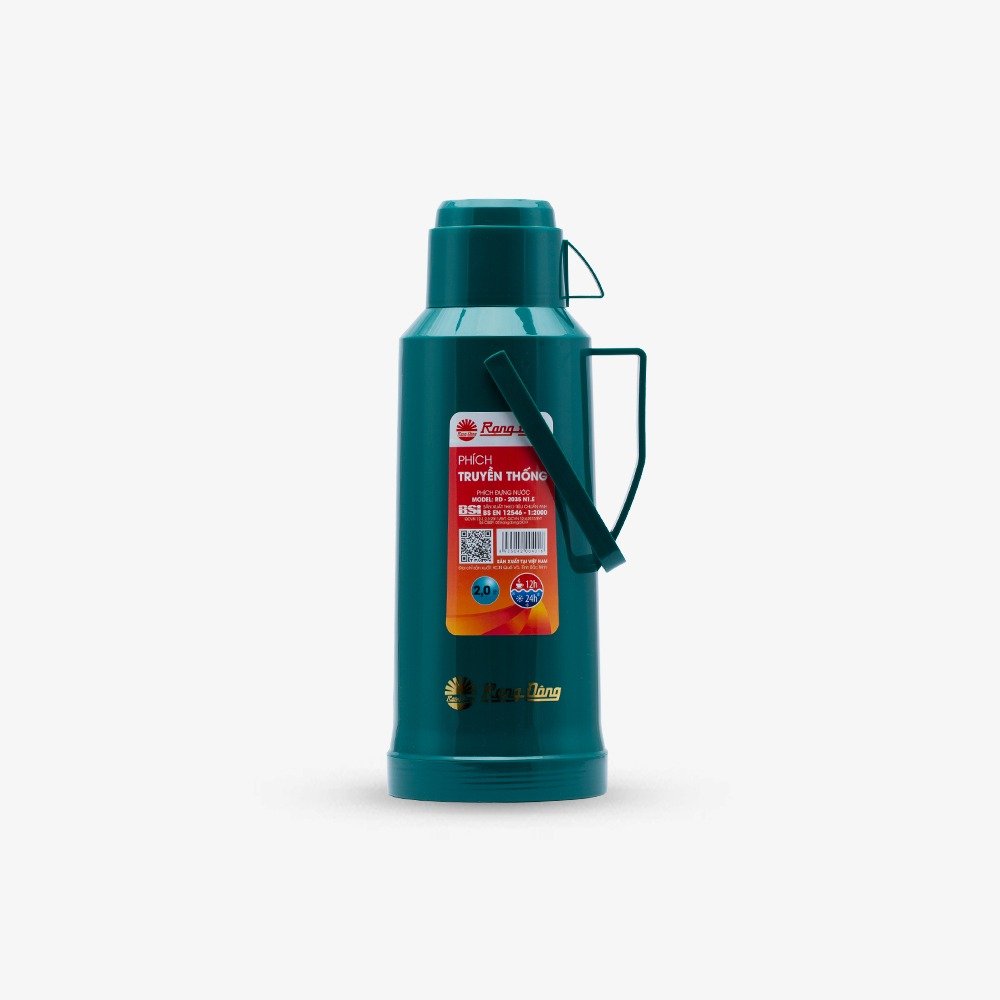Pioneer 1 Liter Straight Cup Tea Vacuum Flask with Handle Thermos for Hot Drinks for Back to School-2035 N1.E