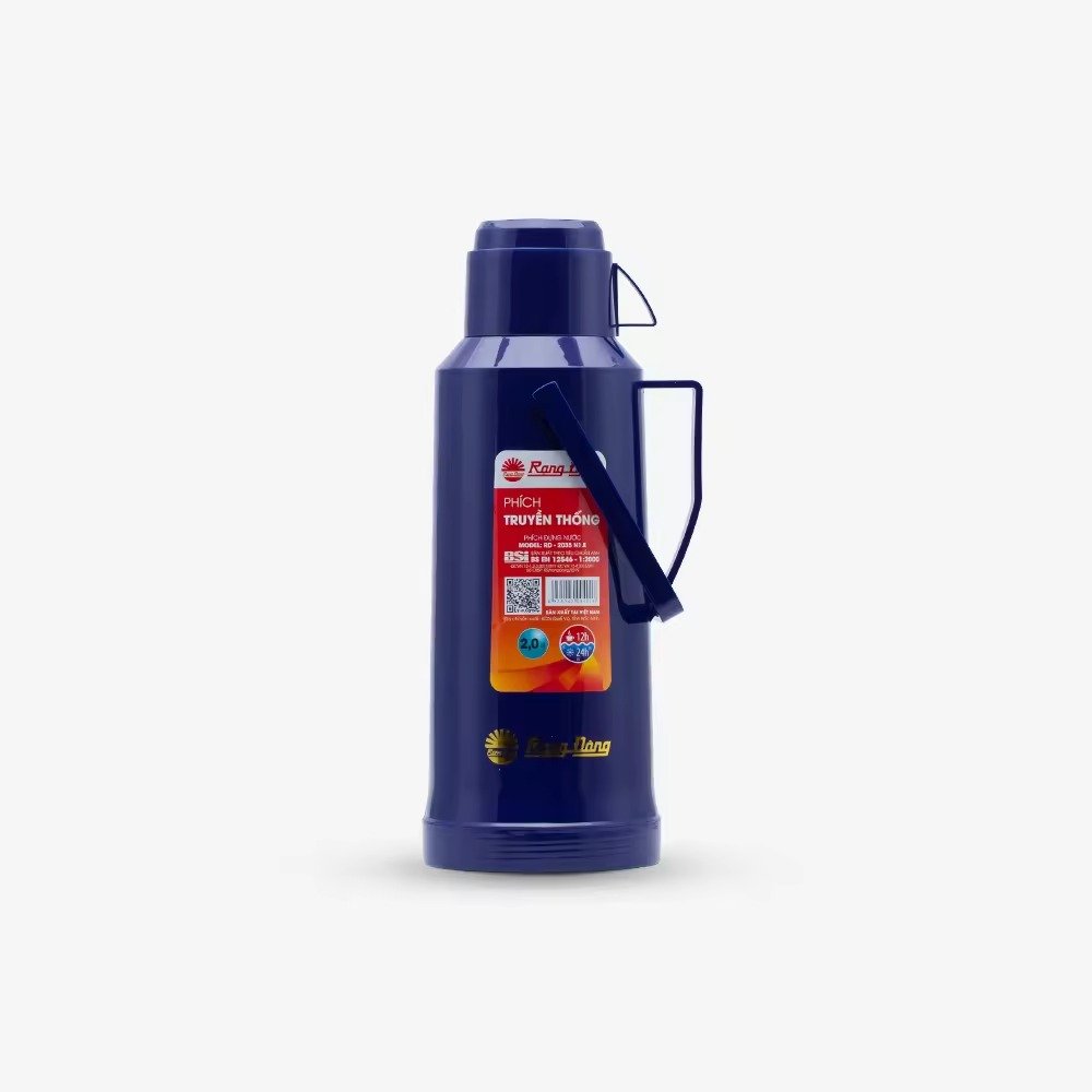 Pioneer 1 Liter Straight Cup Tea Vacuum Flask with Handle Thermos for Hot Drinks for Back to School-2035 N1.E