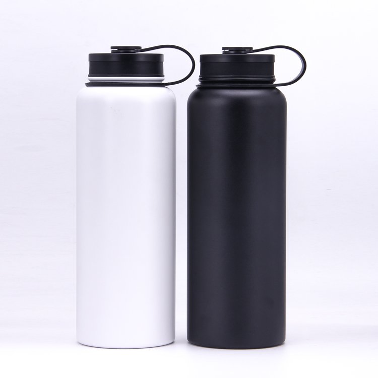 Large Capacity 1200ML Thermoflask Double Wall Stainless Steel Vacuum Insulated Sports Water Bottle with Handle