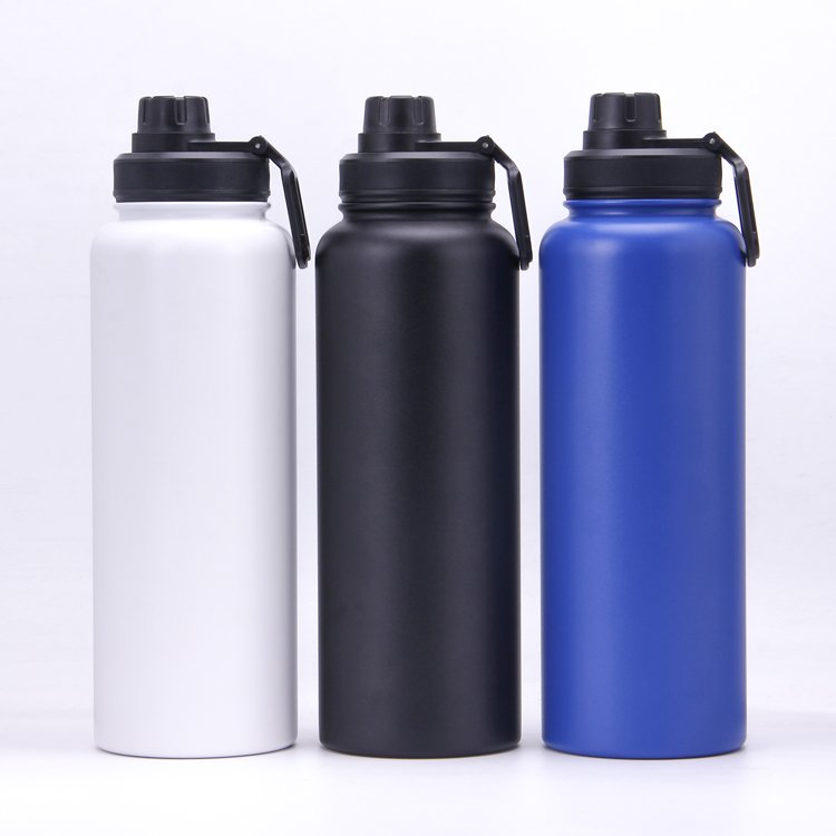 Large Capacity 1200ML Thermoflask Double Wall Stainless Steel Vacuum Insulated Sports Water Bottle with Handle