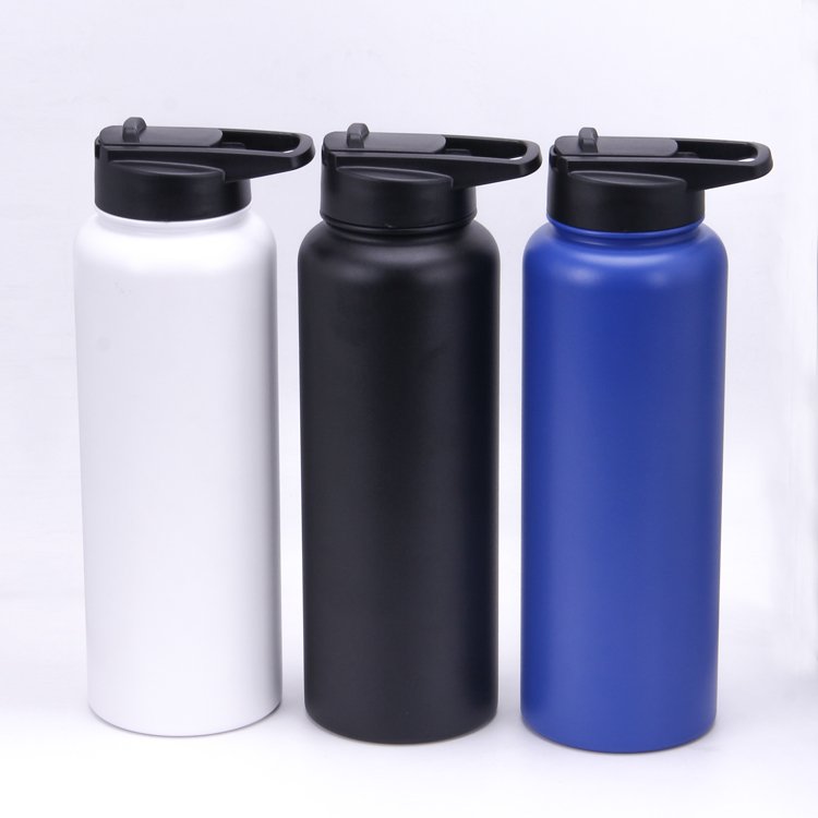 Large Capacity 1200ML Thermoflask Double Wall Stainless Steel Vacuum Insulated Sports Water Bottle with Handle
