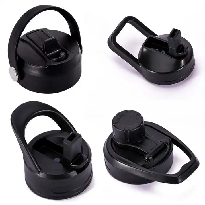 Wholesale PP hydro wide mouth lid stainless steel sports water bottle flask Replacement flip-top cap