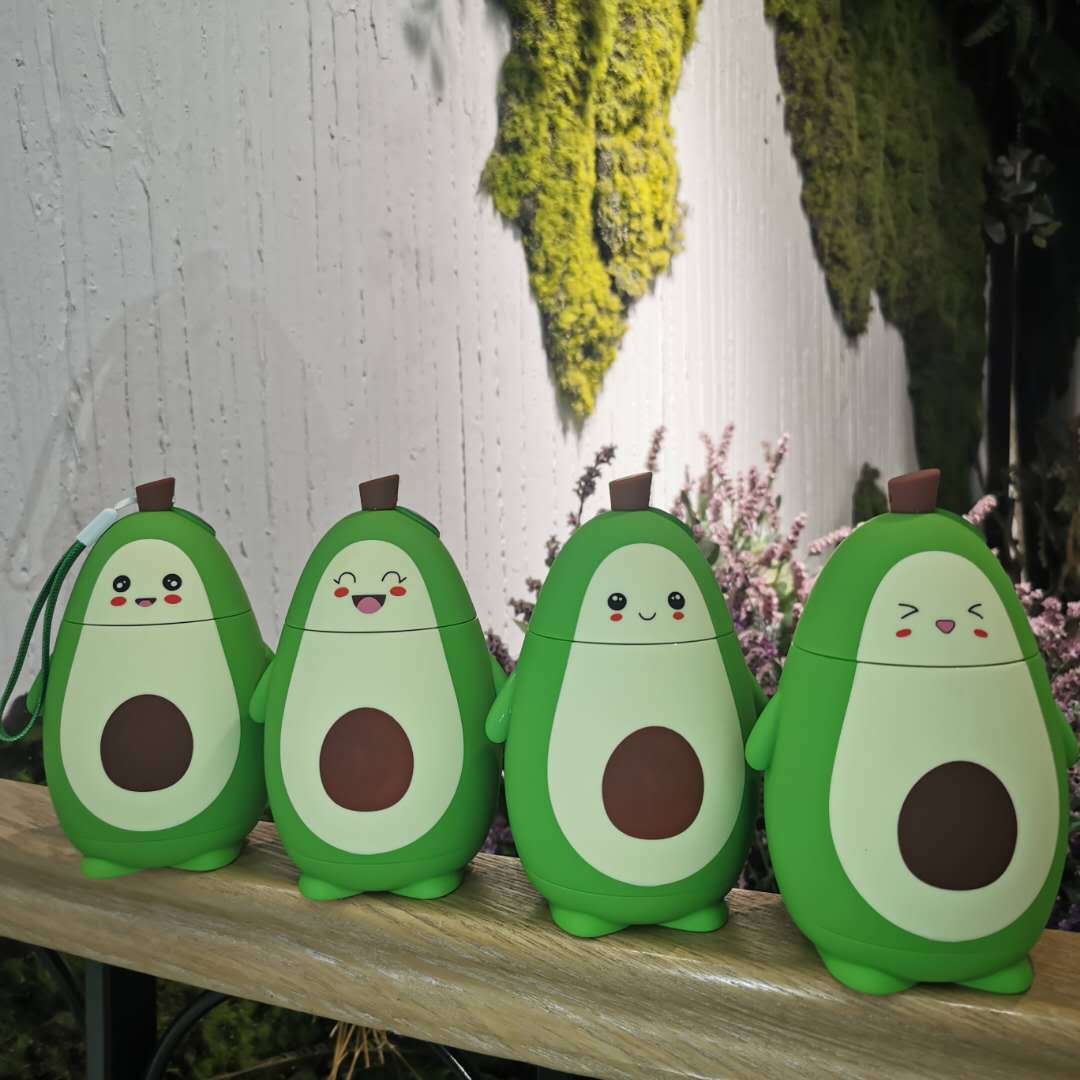Wholesale gift portable eco friendly creative camera kids plastic ice cream avocado watermelon popsicle water bottle