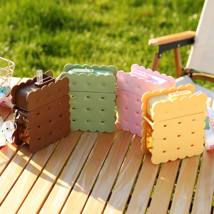 Wholesale gift portable eco friendly creative camera kids plastic ice cream avocado watermelon popsicle water bottle
