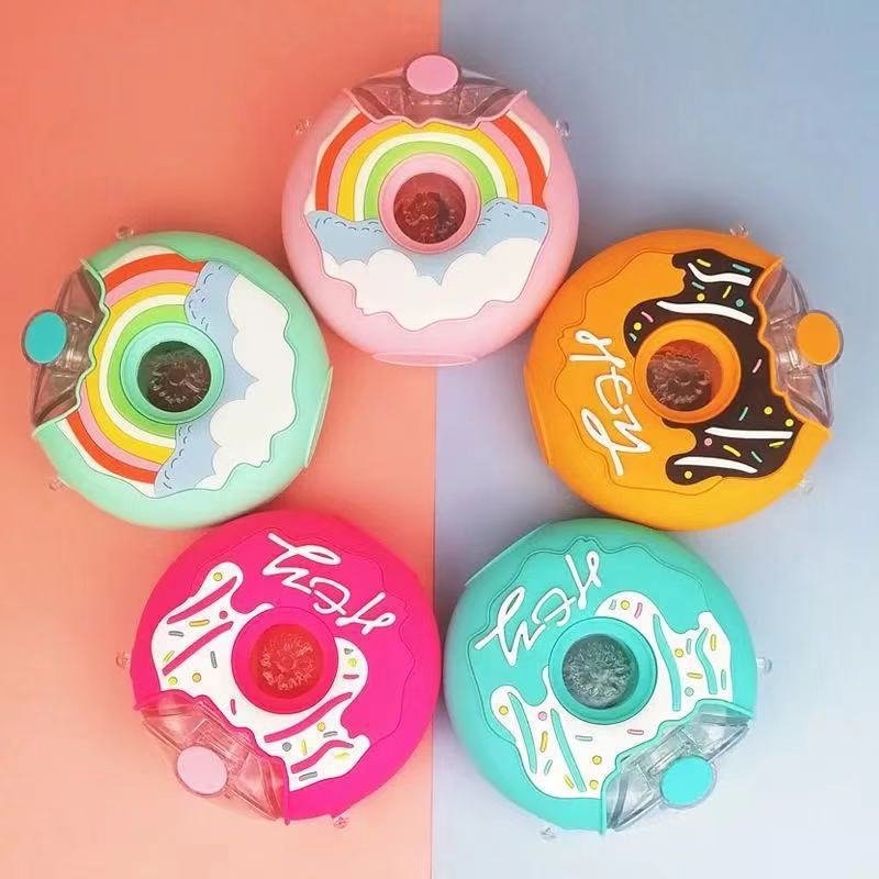 Wholesale gift portable eco friendly creative camera kids plastic ice cream avocado watermelon popsicle water bottle
