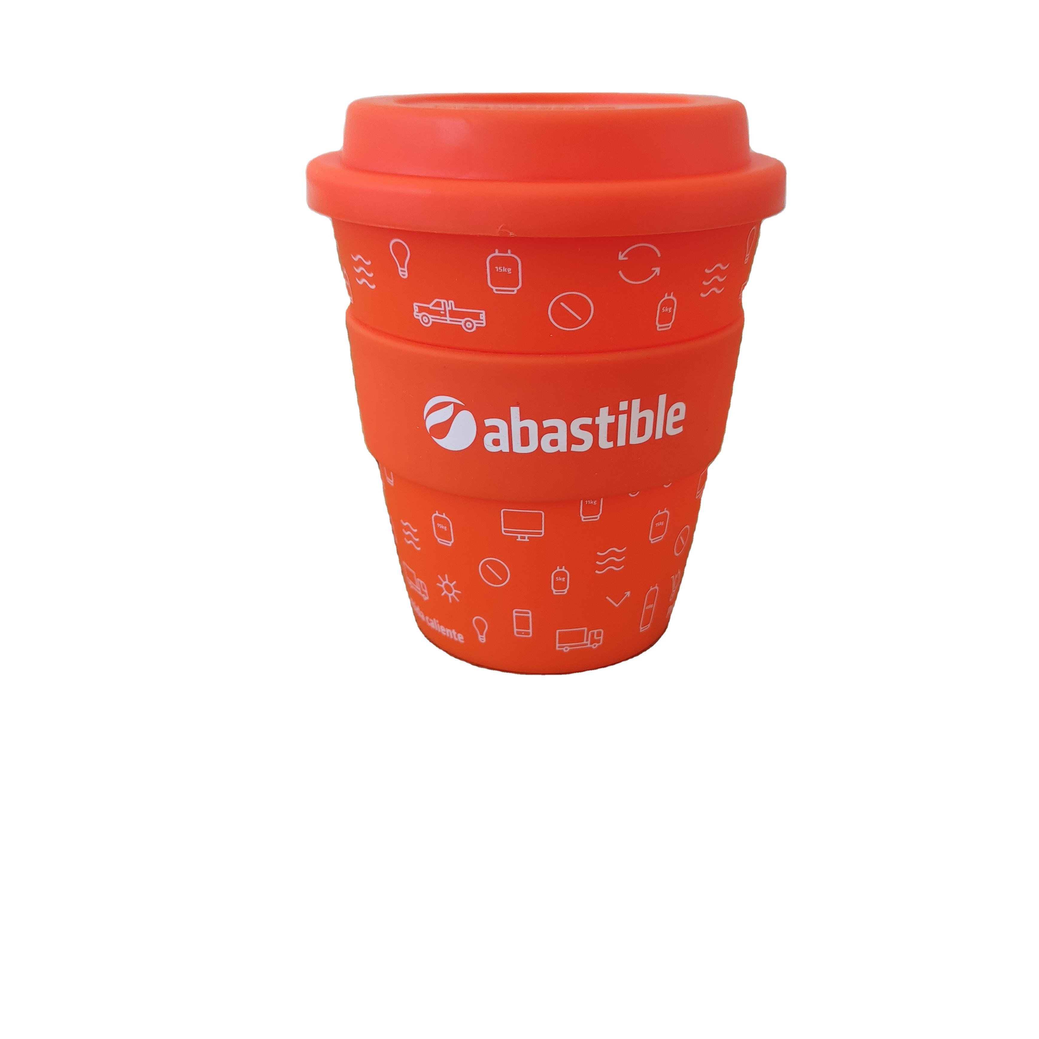 2022 BPA FREE plastic coffee mug with lid and band 12 OZ 16oz 22 oz 300 ml 450 ml 600ml reusable plastic coffee cup
