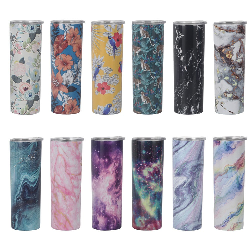 Sports Blank Stainless Steel Thermos 12oz 15oz 20oz 30oz Water Bottles Water Coffee Mugs Tumbler Cups Wholesale Bulk