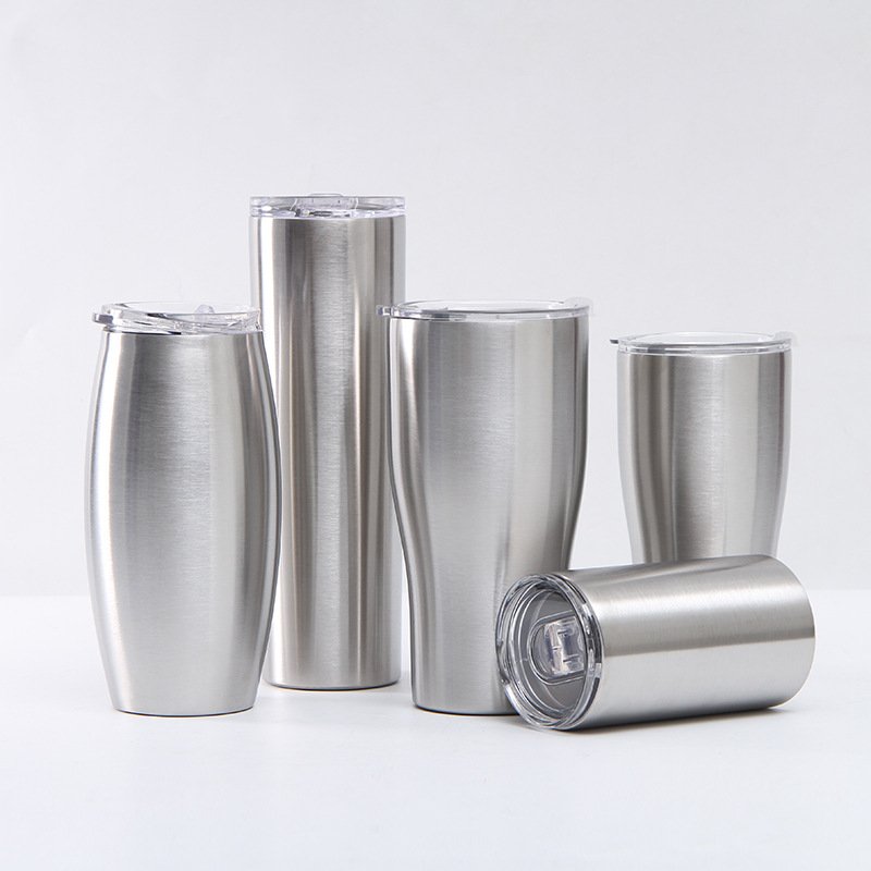 Sports Blank Stainless Steel Thermos 12oz 15oz 20oz 30oz Water Bottles Water Coffee Mugs Tumbler Cups Wholesale Bulk