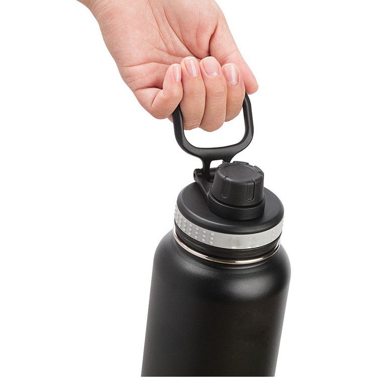 Wholesale Customizable 18oz 32oz 64ozMetal Insulated Stainless Steel Vacuum Flask Thermos Travel Water Bottle with Straw and Lid