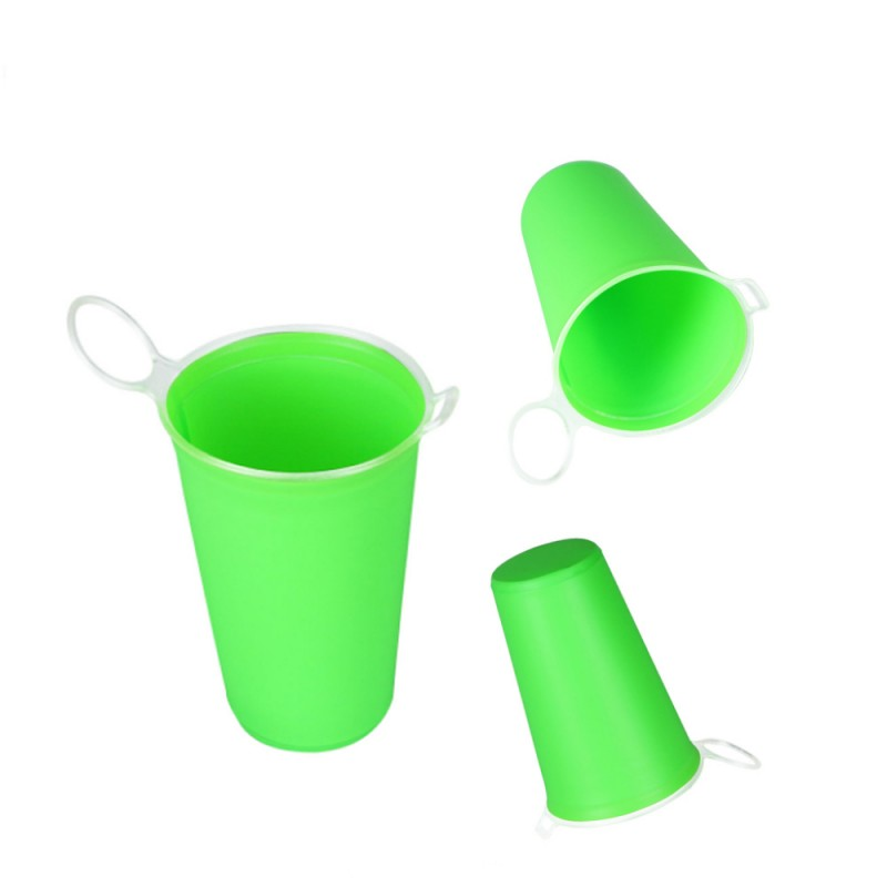 150ml 250ml 300ml 500ml Reusable mini foldable children portable Soft Flask TPU Squeeze Outdoor Sport Running Water Bottle