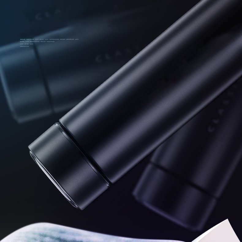 450ml Smart Temperature Display Stainless Steel Smart Water Bottle Logo Custom Double Wall Insulated Thermal Cup Vacuum Flask