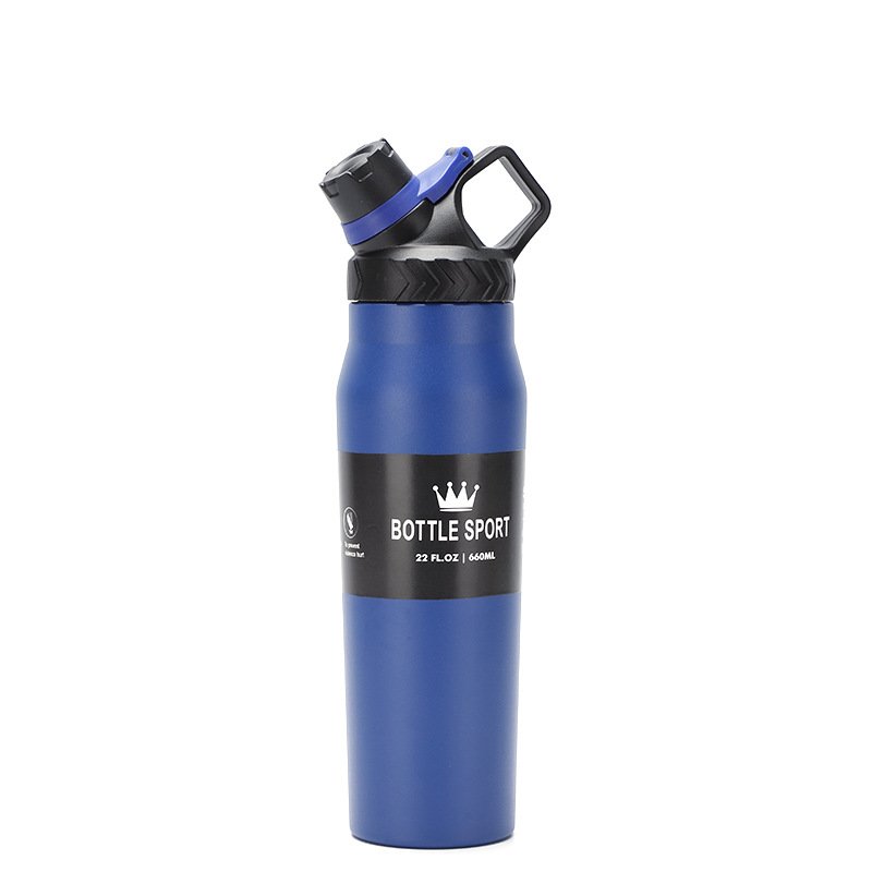 DD1990 Portable Handle Space Cup GYM Sports Leak Proof Water Bottles Thermos Stainless Steel Double Wall Vacuum Flask Bottle