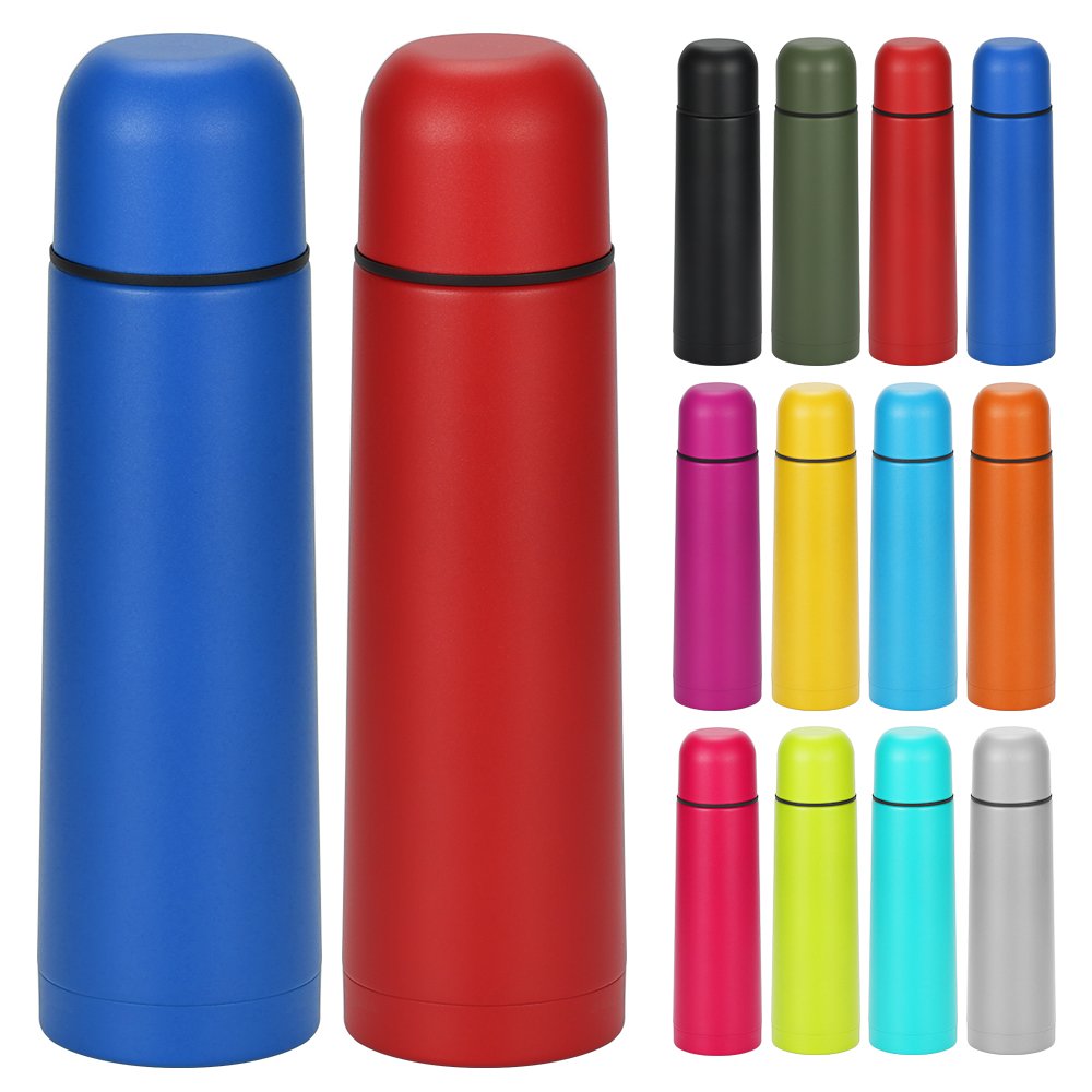 500ml 750ml 1000ml Stainless Steel Water Bottle Vacuum Cup Double Wall Thermos Vacuum Flask For Office