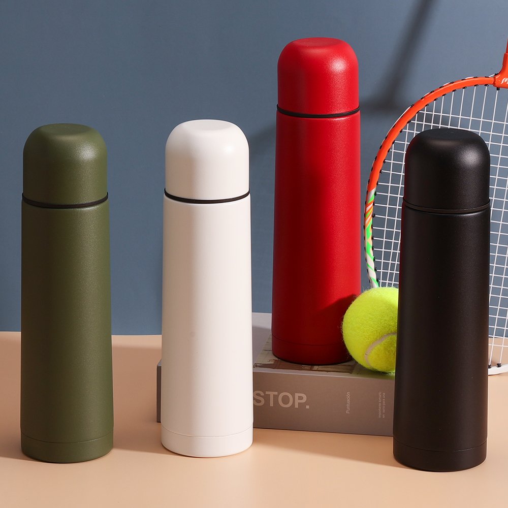 500ml 750ml 1000ml Stainless Steel Water Bottle Vacuum Cup Double Wall Thermos Vacuum Flask For Office