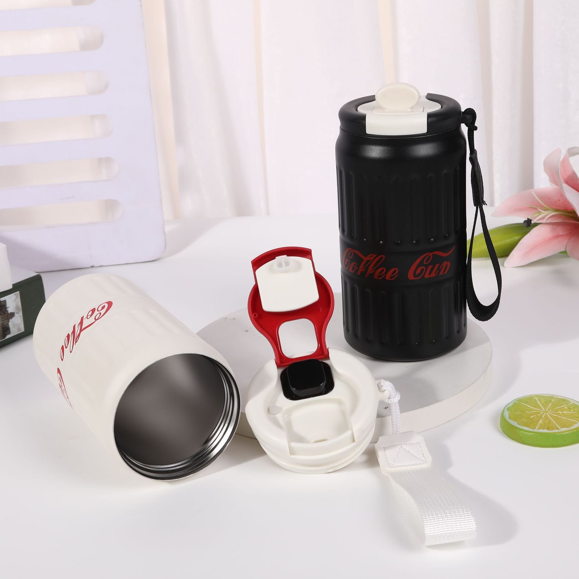 Seaygift wholesale New Cola stainless steel thermos coffee cup home office portable mini 350ml vacuum insulated tumbler mug