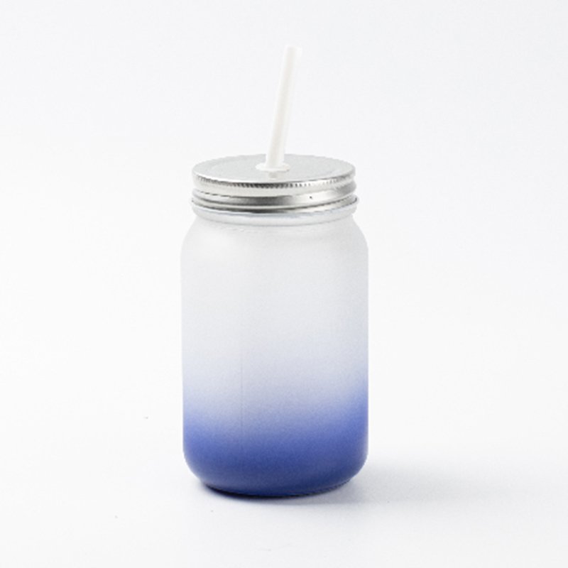 DIY Blank Water Bottles Sublimation On Glass Glass Sublimation Cheap Glass Mug for Beer Milk Water