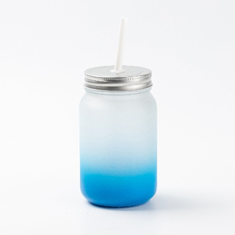 DIY Blank Water Bottles Sublimation On Glass Glass Sublimation Cheap Glass Mug for Beer Milk Water