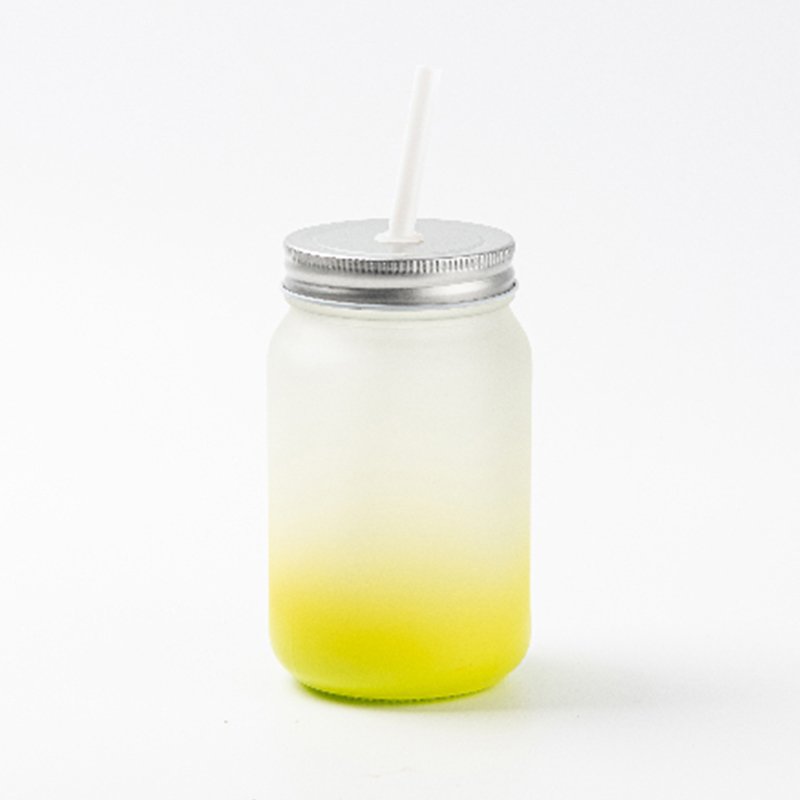DIY Blank Water Bottles Sublimation On Glass Glass Sublimation Cheap Glass Mug for Beer Milk Water