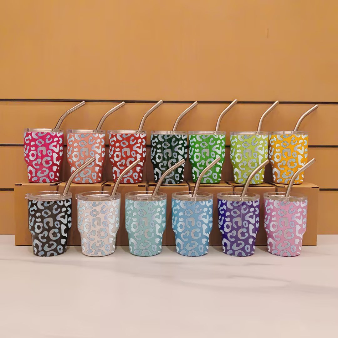 Metal Sublimation 2oz 3oz Mini Stainless Steel Water Bottles Mugs Tumbler Cups Shot Glass