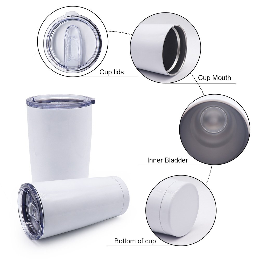 Custom logo sublimation 20oz vacuum powder coated regular coffee mug travel car powder coated tumblers steel