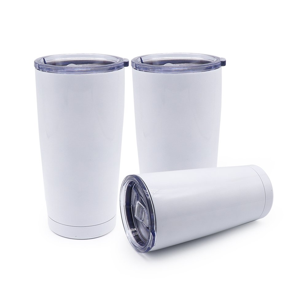 Custom logo sublimation 20oz vacuum powder coated regular coffee mug travel car powder coated tumblers steel