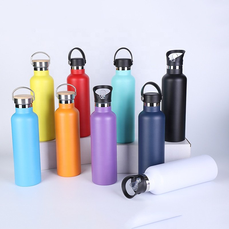 Beeman Stainless Steel Vacuum Insulated Sport Water Bottle Double Wall Thermos Vacuum Flask With Lid Of Handle