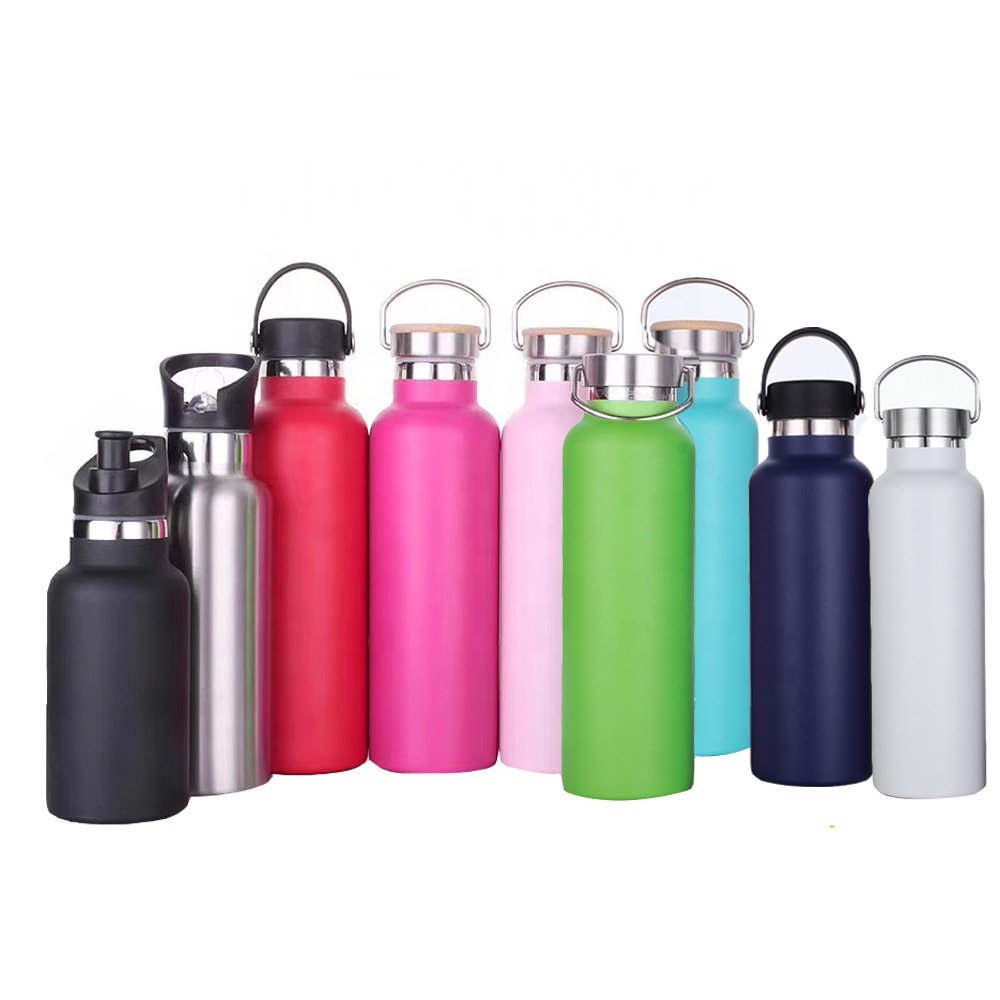 Beeman Stainless Steel Vacuum Insulated Sport Water Bottle Double Wall Thermos Vacuum Flask With Lid Of Handle