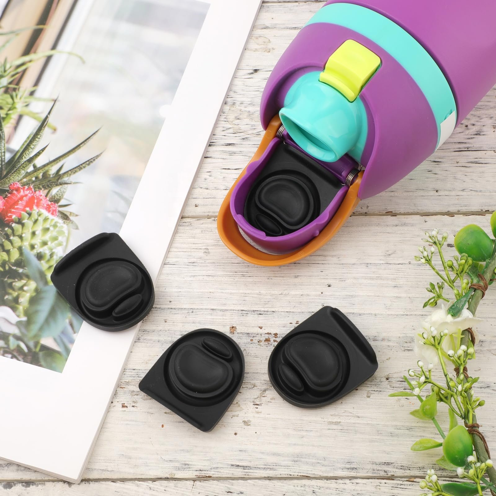 Owala Replacement Stopper Water Bottle Top Lid Gasket 19/24/32/40oz Seal Bottle Cap Mouth Stopper Part Silicone Plug Accessories