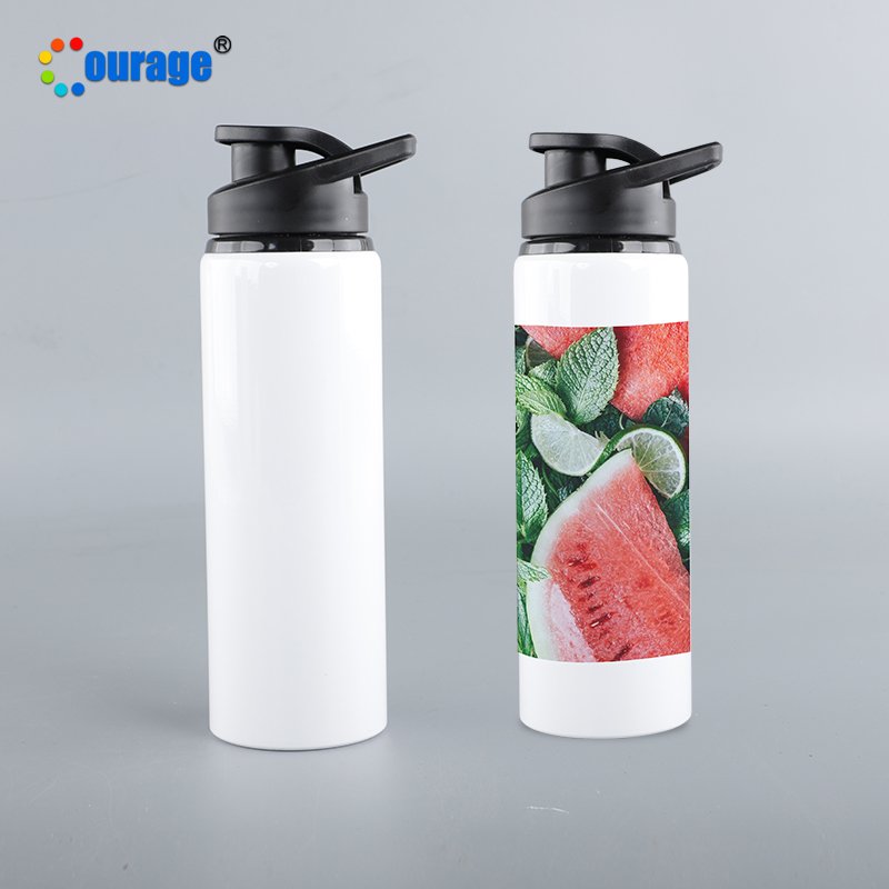 750ml Large Capacity Sublimation Aluminum Water Bottle Blanks Outdoor Custom Logo Water Bottle