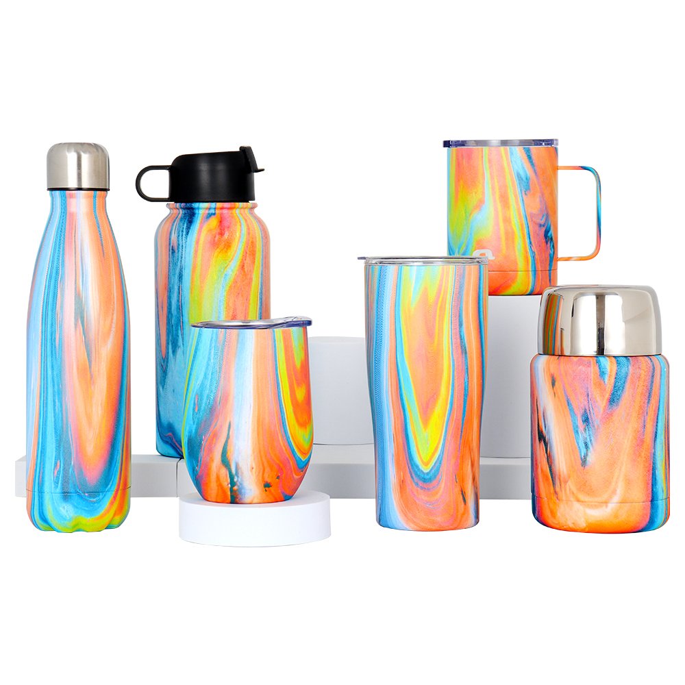 BPA Free Vacuum Stainless Steel Insulated Water Bottles matte 500ml Eco Friendly Cola Water Bottle