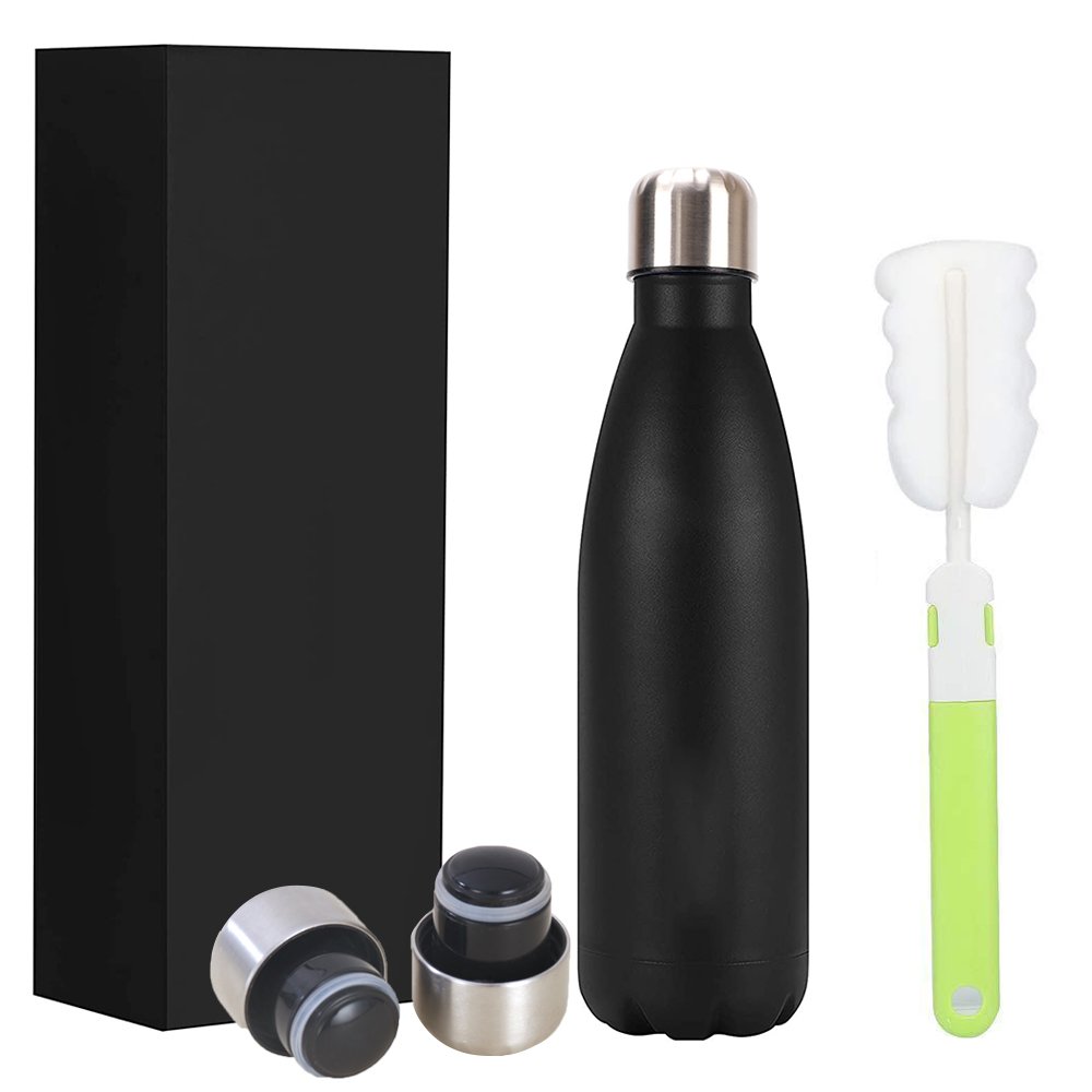 BPA Free Vacuum Stainless Steel Insulated Water Bottles matte 500ml Eco Friendly Cola Water Bottle