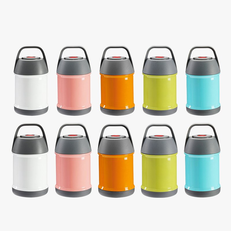Custom logo Stainless Steel Double Wall Insulated Eco Friendly Lunch Box Bento vacuum flask Thermo Food Jar