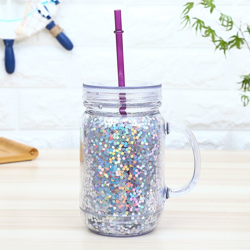 Biodegradable Reusable Travel Handle Custom Printed Cute Mugs