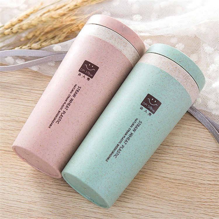 Eco-friendly Non-slip Tea Cup Travel Coffee Mug Reusable Coffee Mugs Bamboo Fiber Coffee Cups