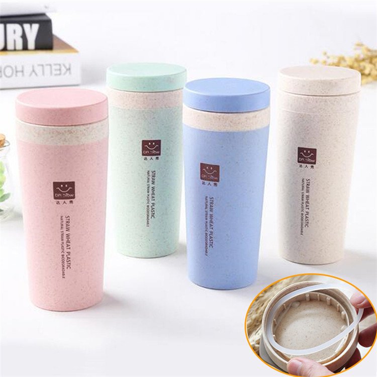 Eco-friendly Non-slip Tea Cup Travel Coffee Mug Reusable Coffee Mugs Bamboo Fiber Coffee Cups