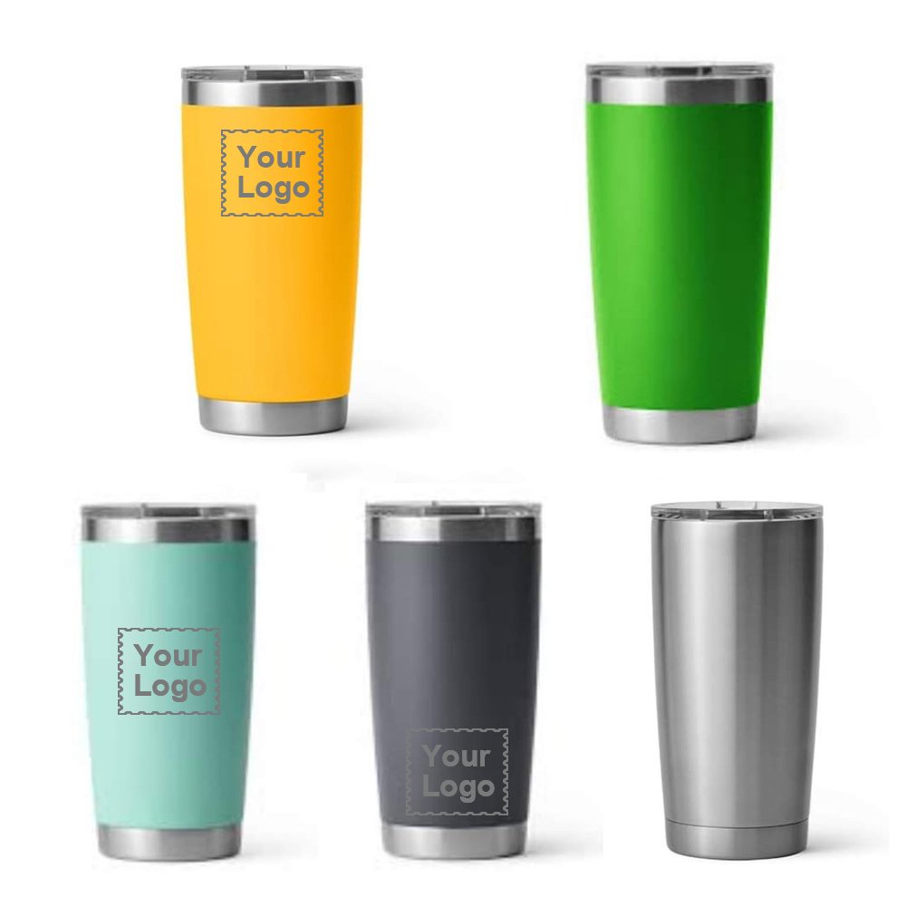 20 oz Stainless Steel Vacuum Insulated Red Tumbler w/MagSlider Lid Mug Cup Termos Water Bottle Cold and Hot 20oz bulk Durable