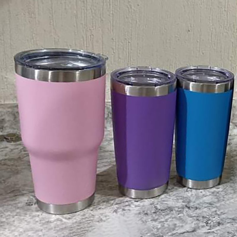 20 oz Stainless Steel Vacuum Insulated Red Tumbler w/MagSlider Lid Mug Cup Termos Water Bottle Cold and Hot 20oz bulk Durable