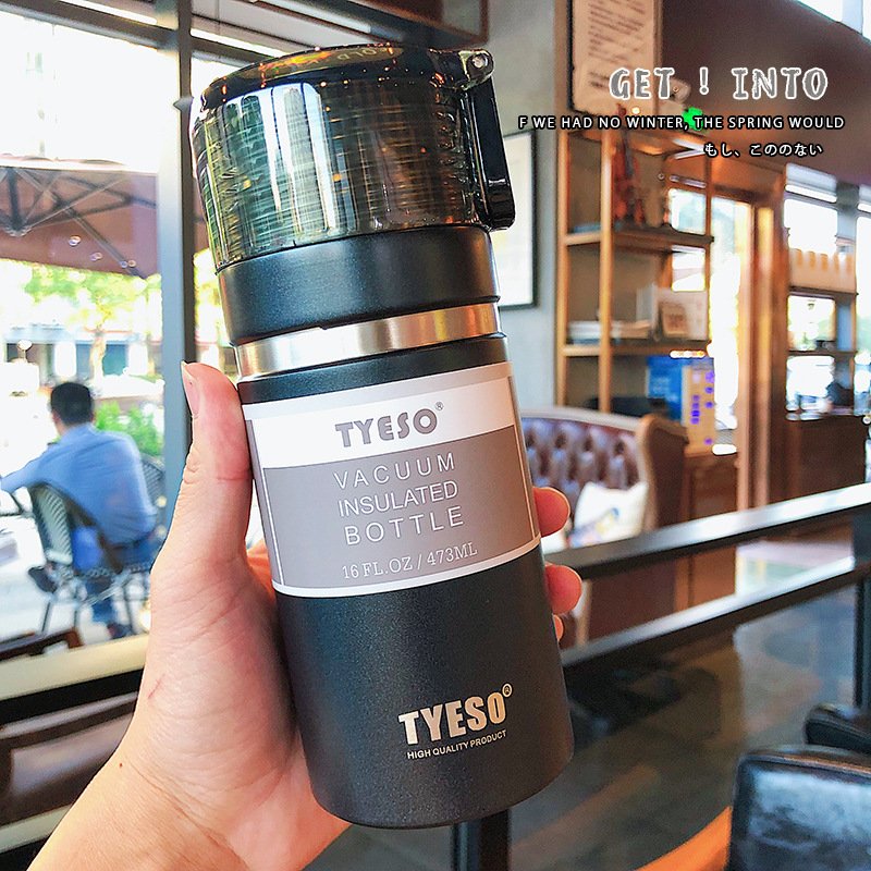 New Design Double Wall Stainless Steel Water Bottle Vacuum Insulated Food Grade Thermos Flask