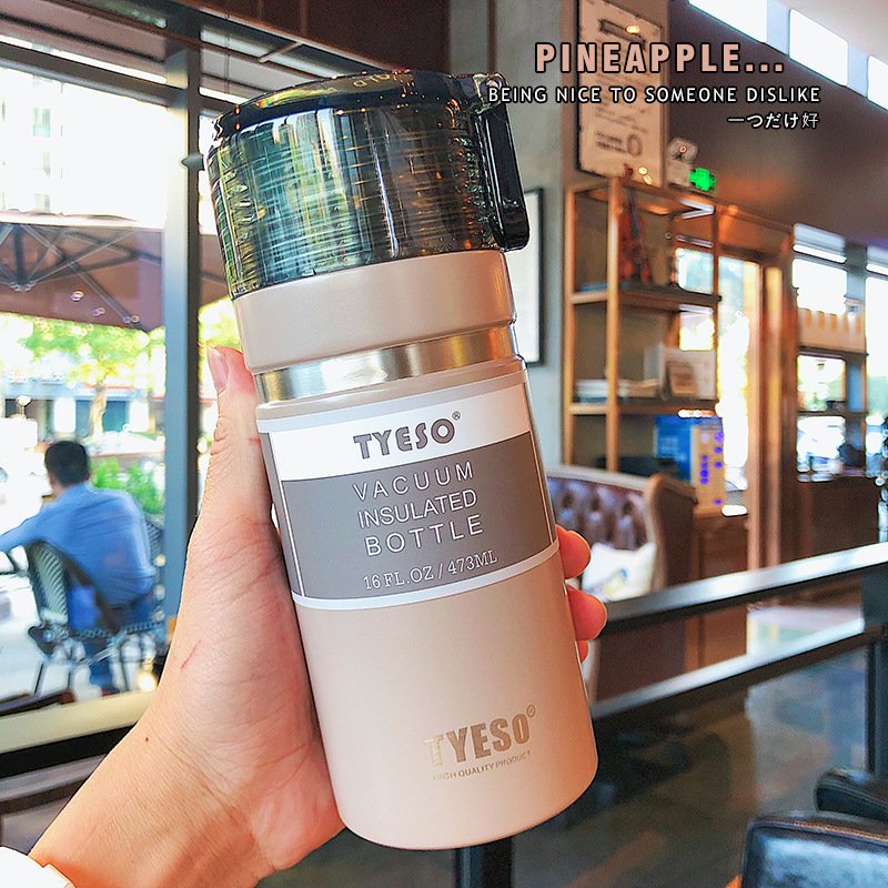 New Design Double Wall Stainless Steel Water Bottle Vacuum Insulated Food Grade Thermos Flask