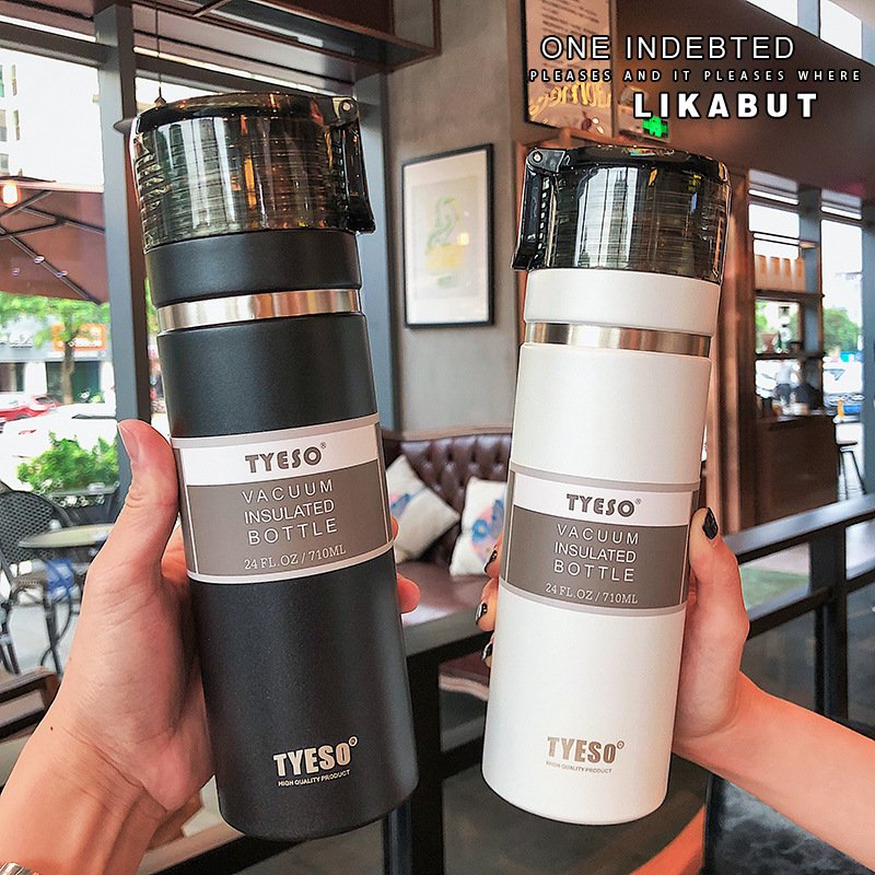 New Design Double Wall Stainless Steel Water Bottle Vacuum Insulated Food Grade Thermos Flask